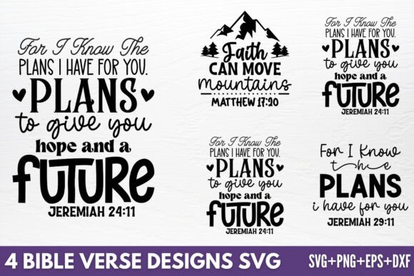 Bible Verse SVG Crafts Bundle