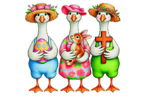 Easter Christian PNG Illustrations