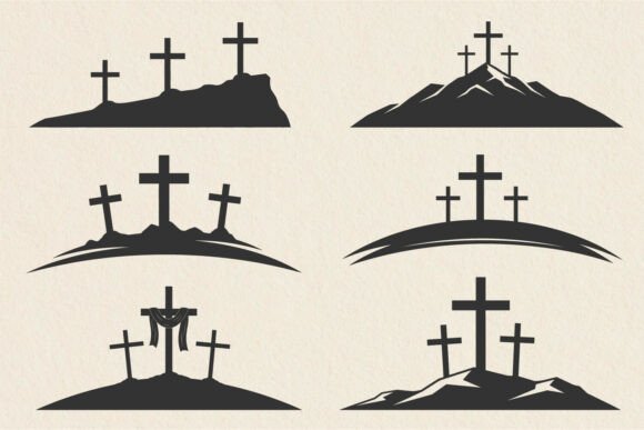 Easter Jesus Cross SVG Bundle for Crafts