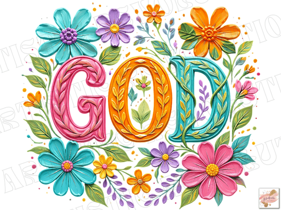 Floral Christian Png Illustrations for Local Branding