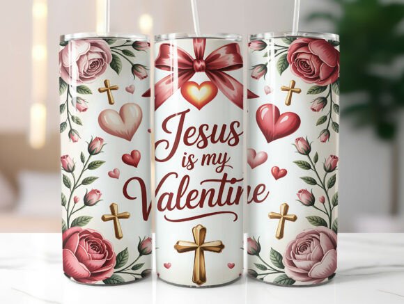 Jesus is My Valentine Tumbler
