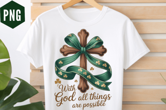 St. Patrick’s Day God Christian PNG Desi Illustrations