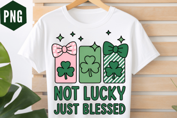 St Patrick’s Not Lucky Just Blessed PNG
